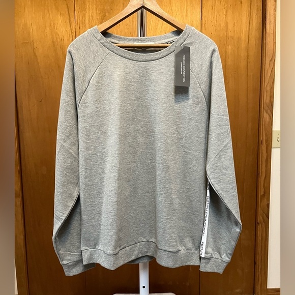French Connection Tops - French Connection Loungewear Gray Crewneck Sweatshirt Size M NWT